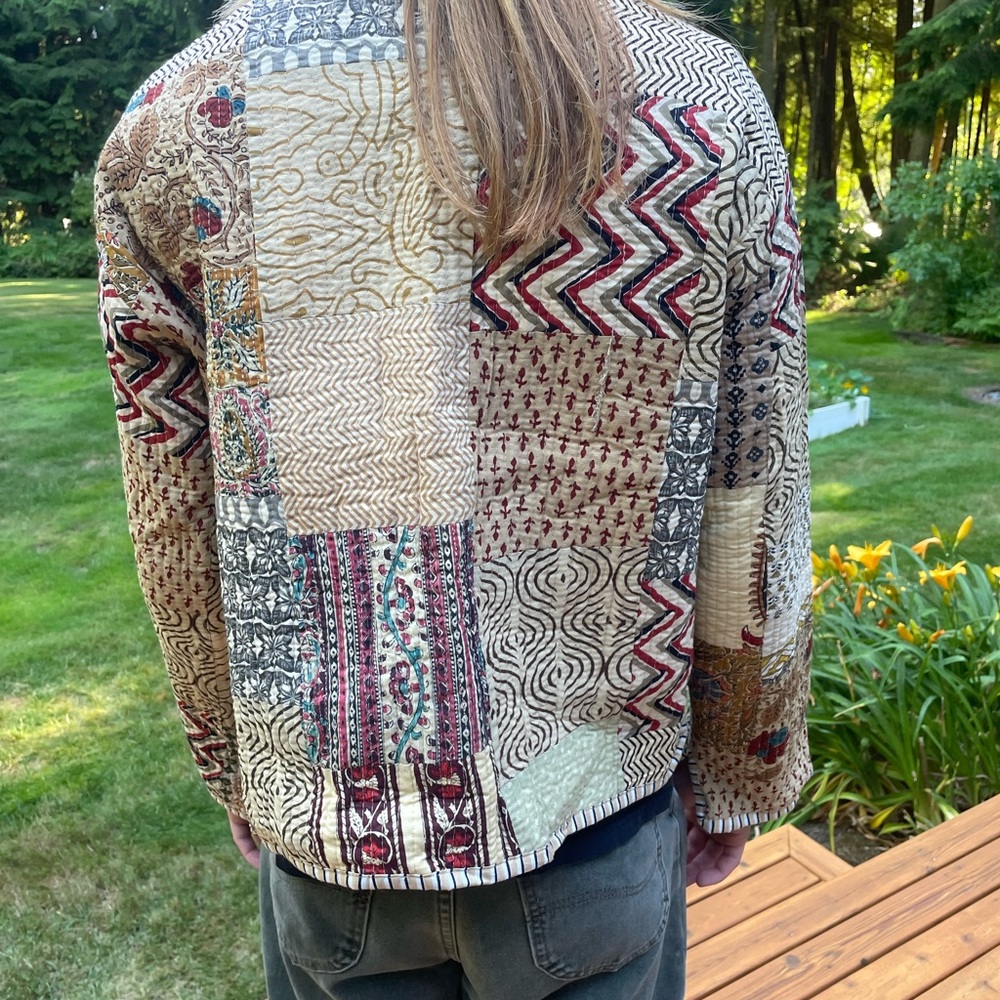 Patchwork Multicolor Jacket - image 4